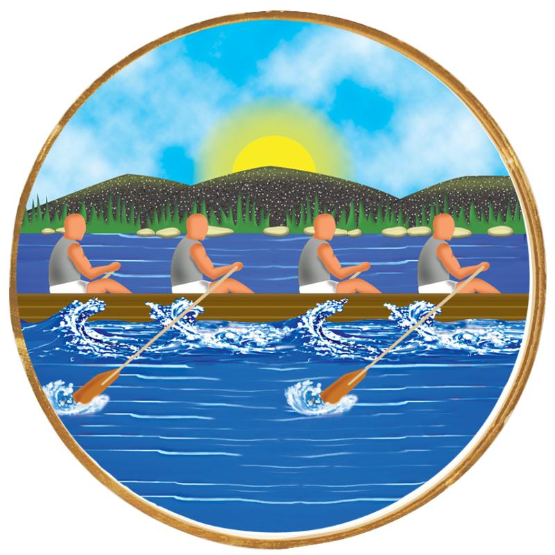 2"Wx2"H INSERT BUTTON PIN