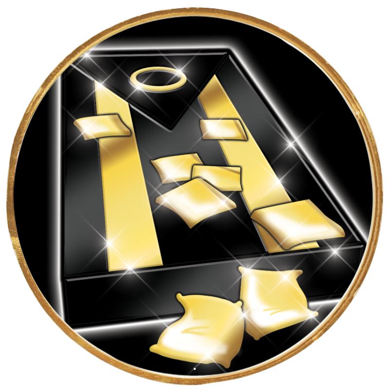 2"Wx2"H INSERT BUTTON PIN