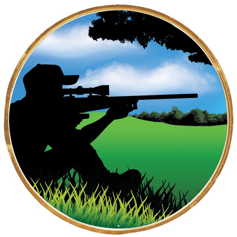 2"Wx2"H INSERT BUTTON PIN