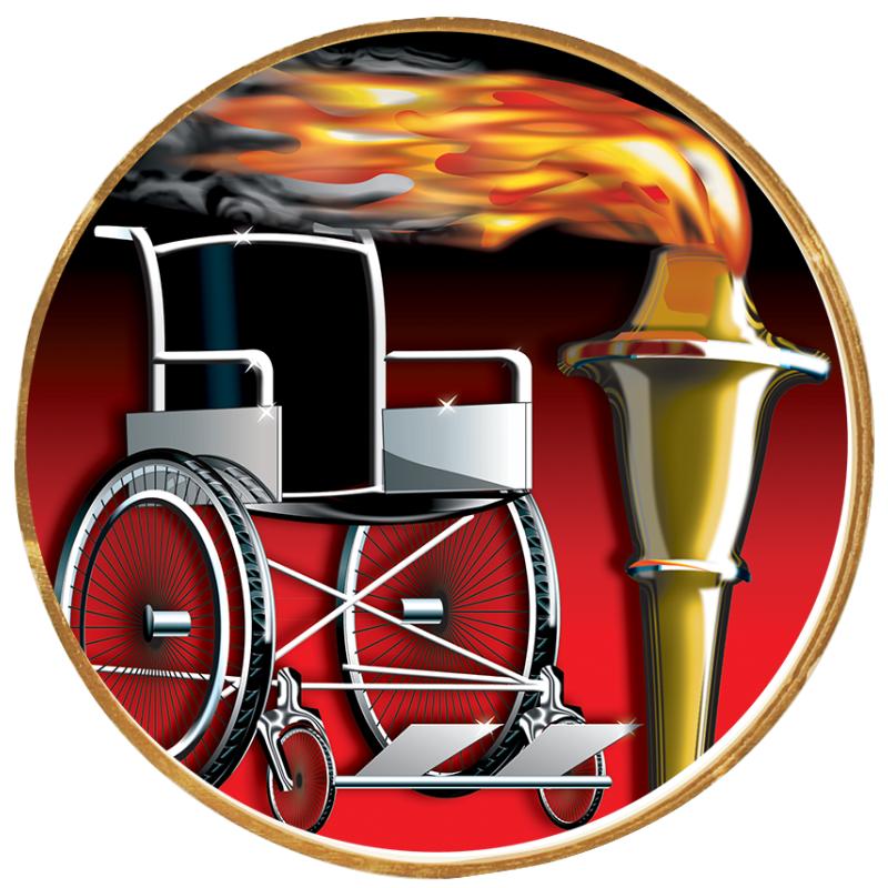 2"Wx2"H INSERT BUTTON PIN