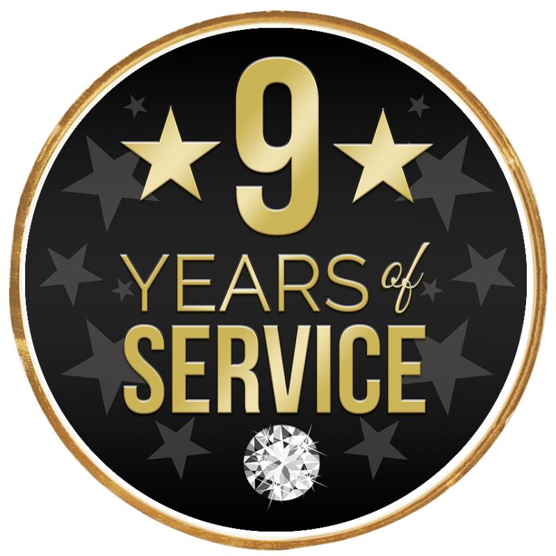 2"Wx2"H INSERT BUTTON PIN