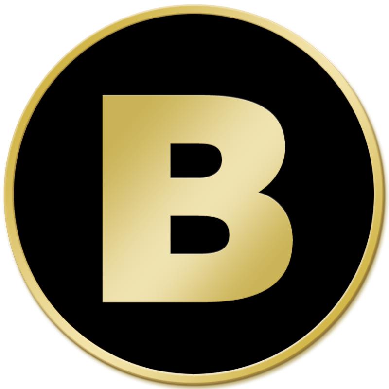 .75" GOLD ROUND INSERT PIN