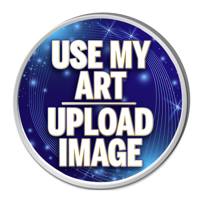 1" SILVER ROUND INSERT PIN