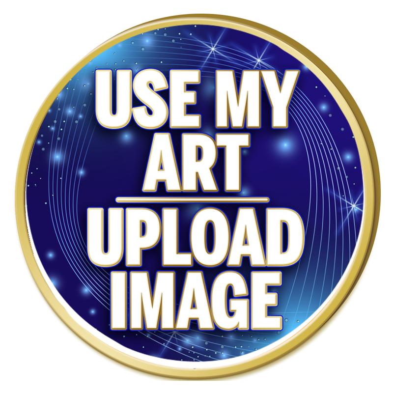 1.25" GOLD ROUND INSERT PIN