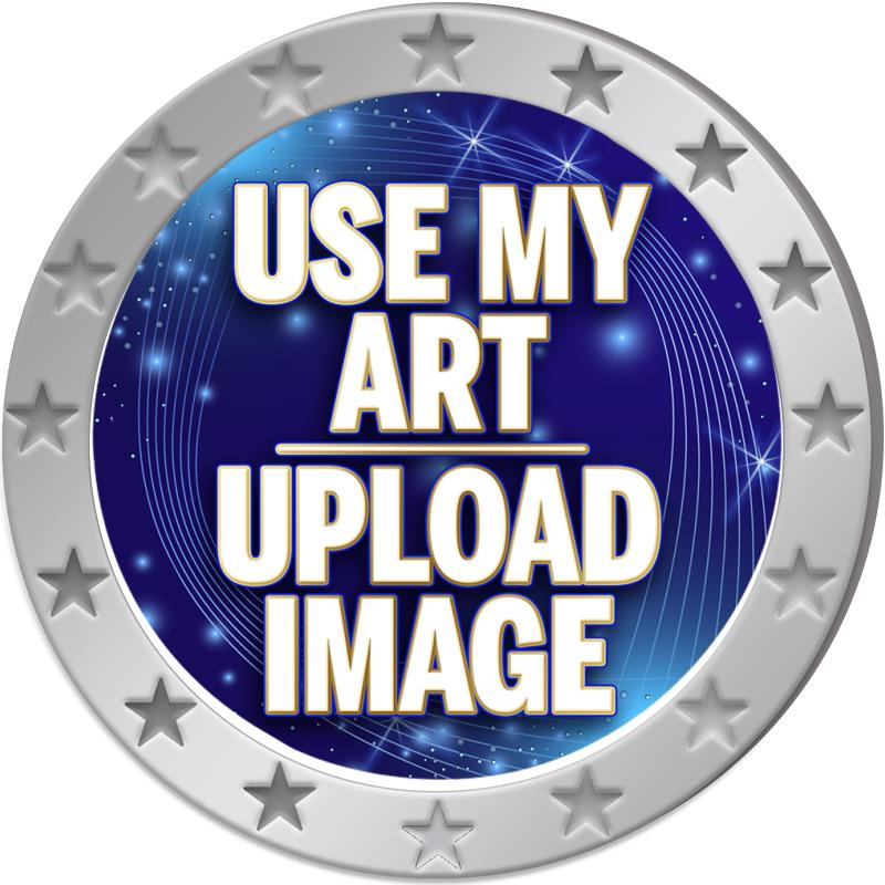 1" SILVER ROUND INSERT PIN