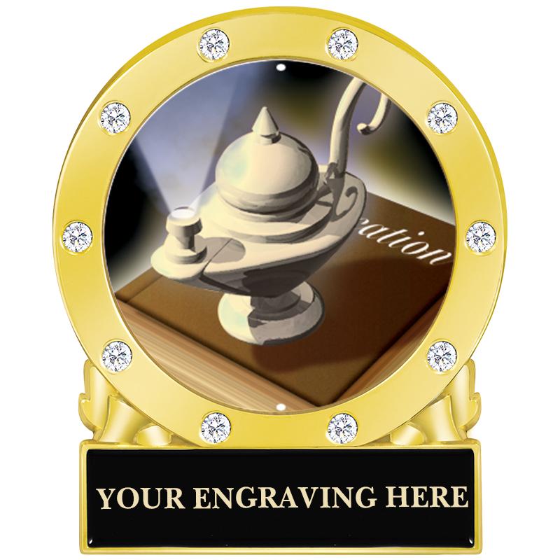 1.35"Wx1.625"H ENGRAVE INS PIN