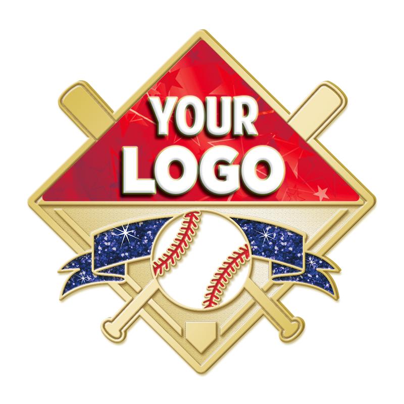 1.25"Wx1.25"H BB GLITR INS PIN