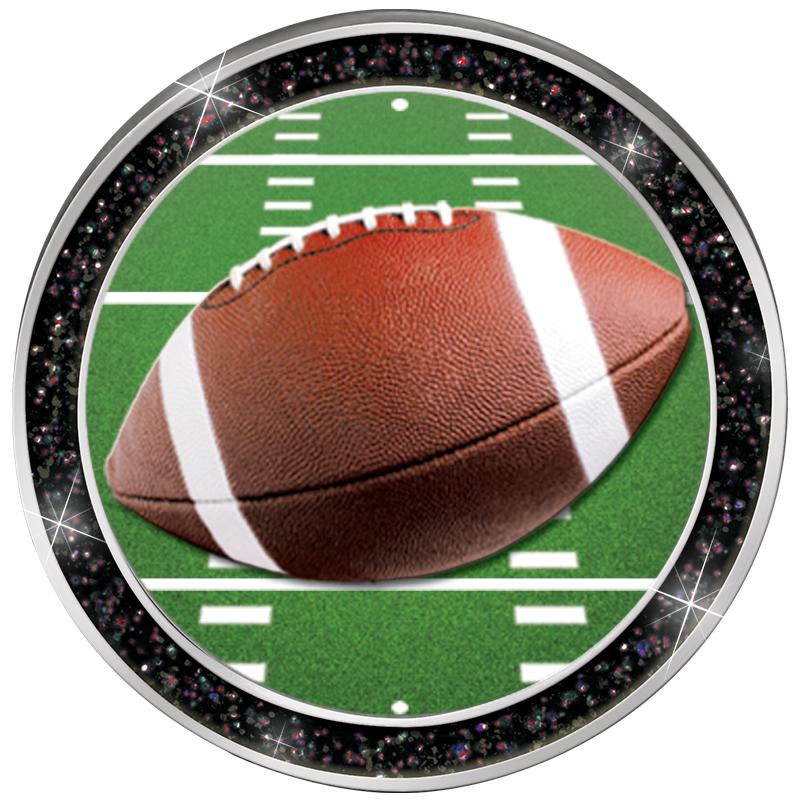 1.3" BLACK GLITTER INSERT PIN