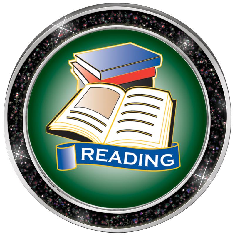 1.3" BLACK GLITTER INSERT PIN