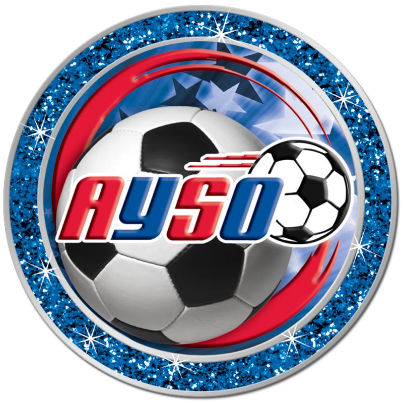 1.3" BLUE GLITTER INSERT PIN