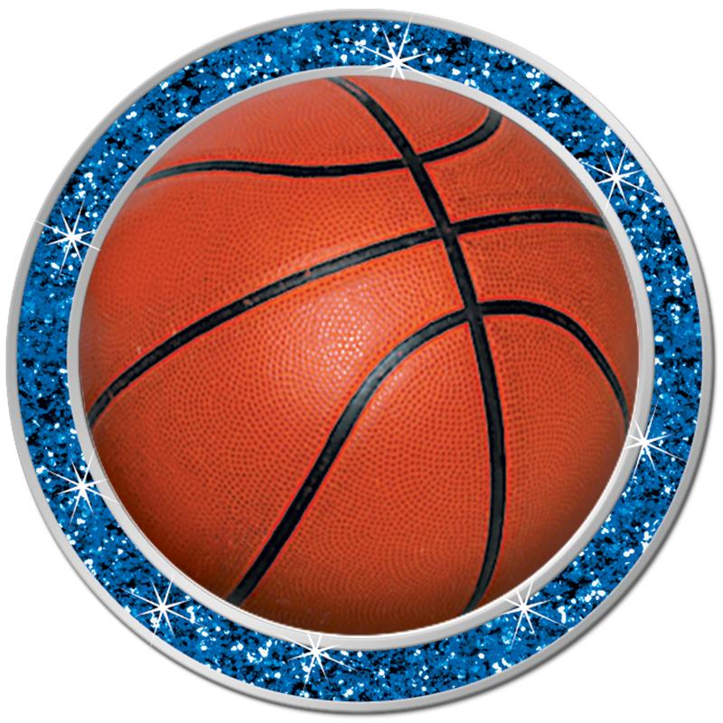 1.3" BLUE GLITTER INSERT PIN