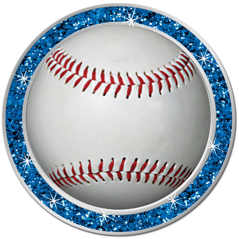 1.3" BLUE GLITTER INSERT PIN