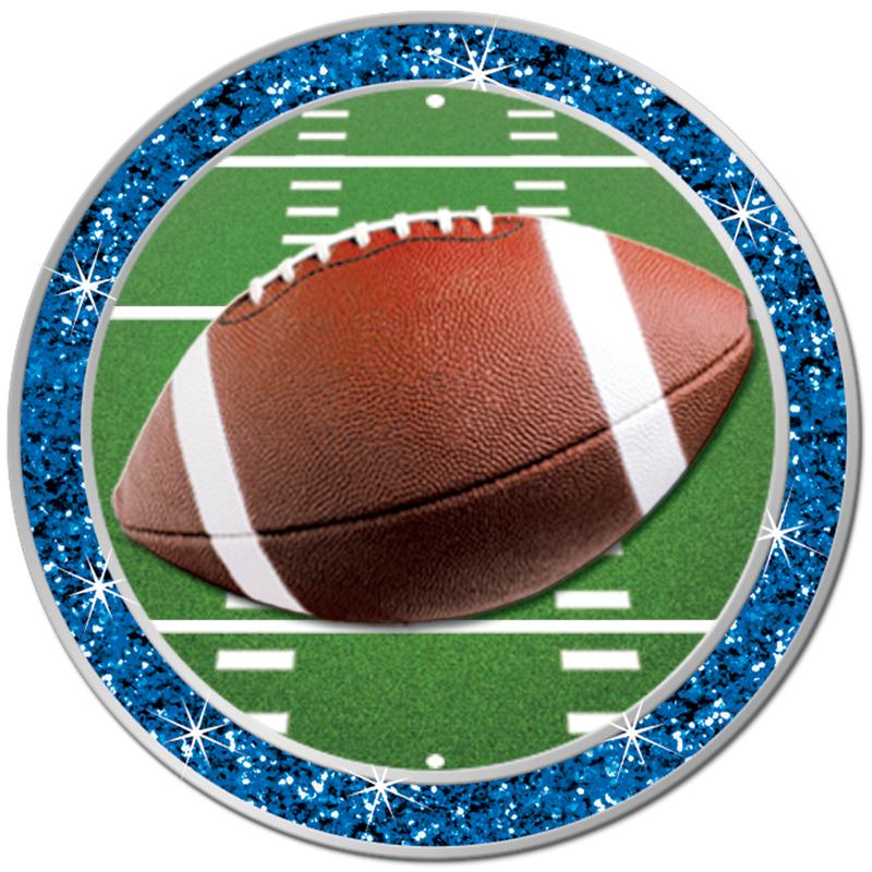 1.3" BLUE GLITTER INSERT PIN