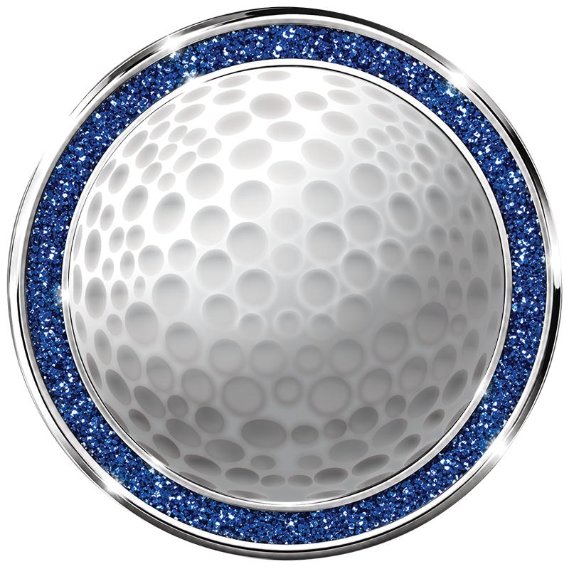 1.3" BLUE GLITTER INSERT PIN
