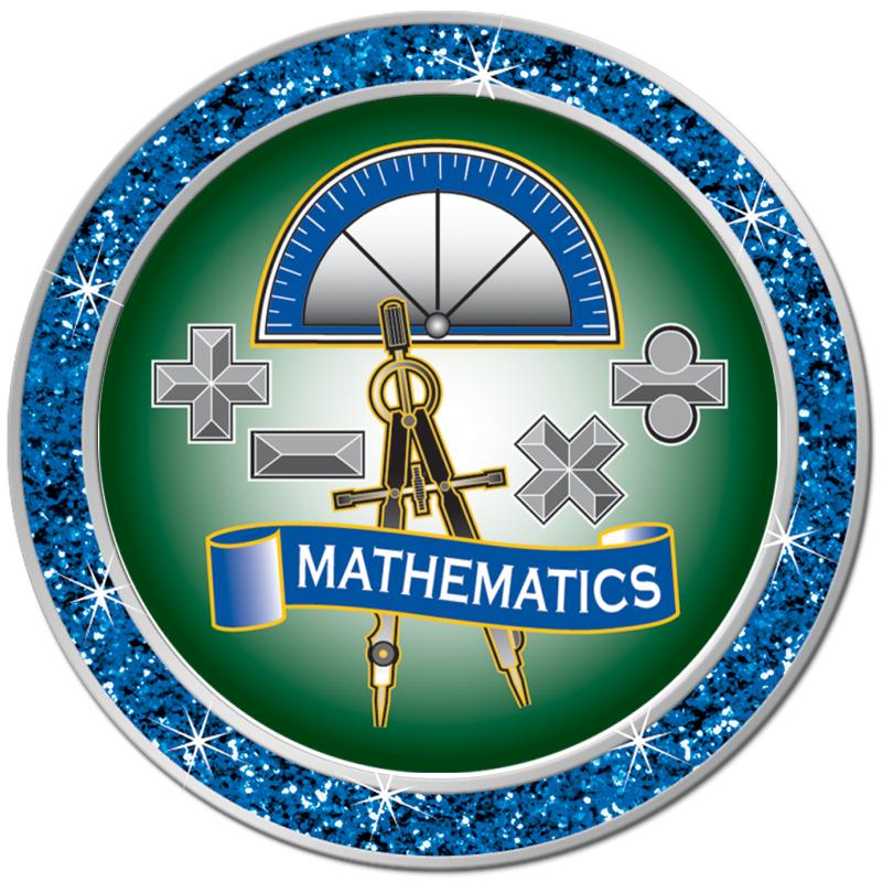 1.3" BLUE GLITTER INSERT PIN