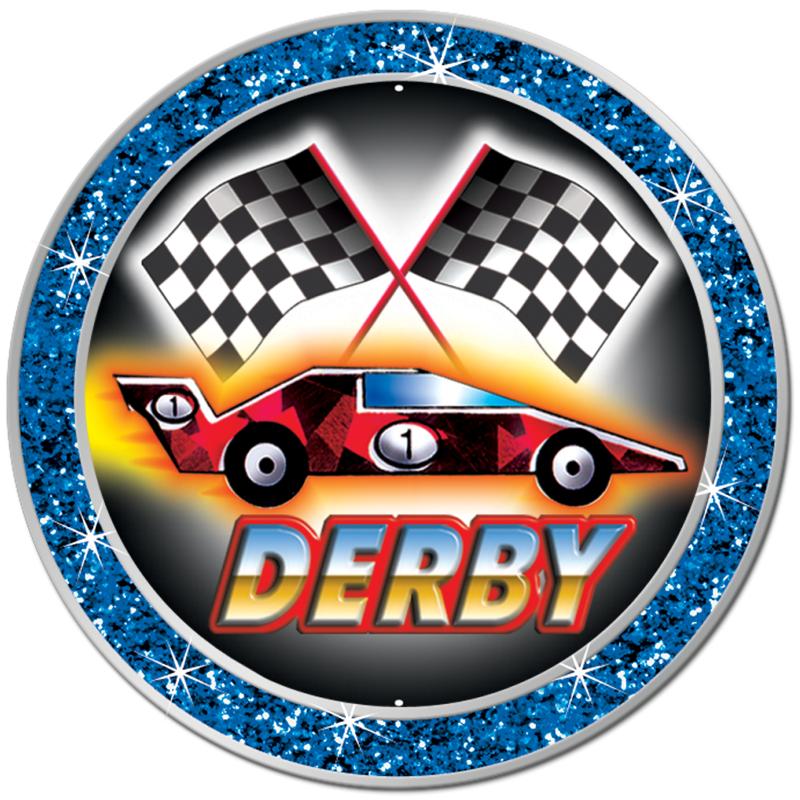 1.3" BLUE GLITTER INSERT PIN