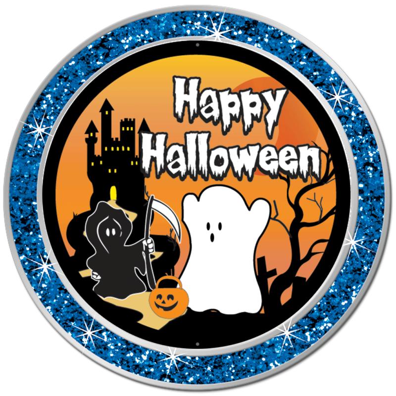 1.3" BLUE GLITTER INSERT PIN