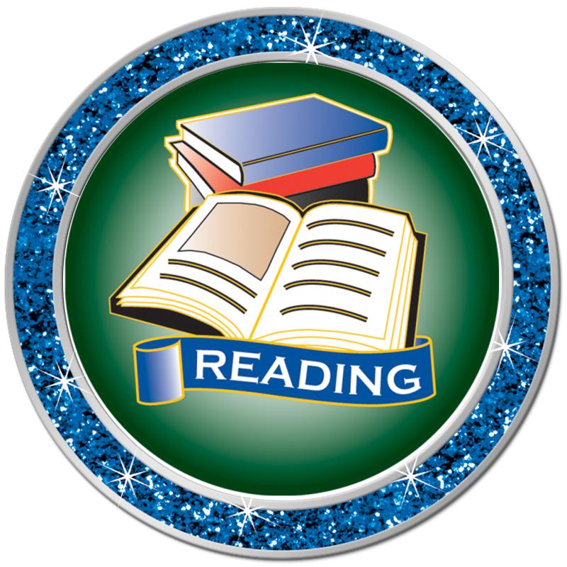 1.3" BLUE GLITTER INSERT PIN