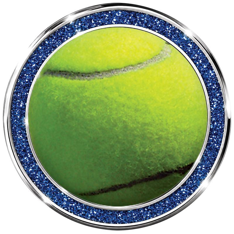 1.3" BLUE GLITTER INSERT PIN