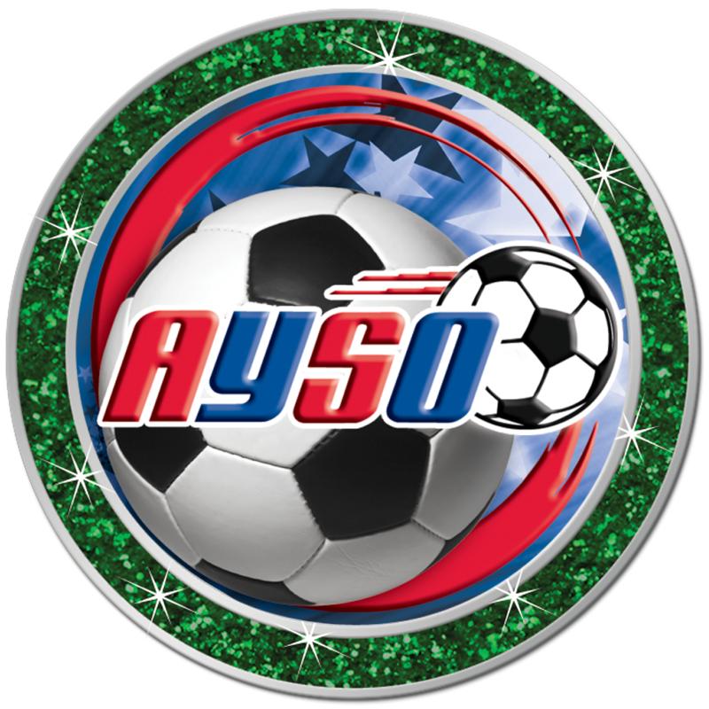 1.3" GREEN GLITTER INSERT PIN