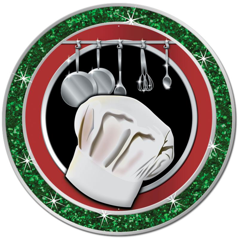 1.3" GREEN GLITTER INSERT PIN