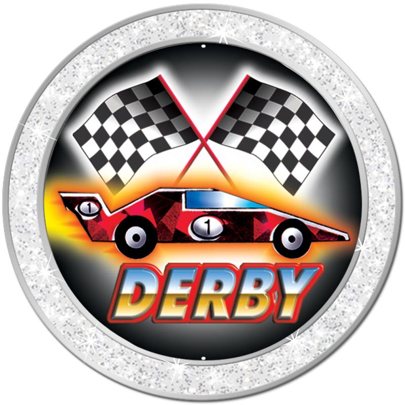 1.3" SILVER GLITTER INSERT PIN