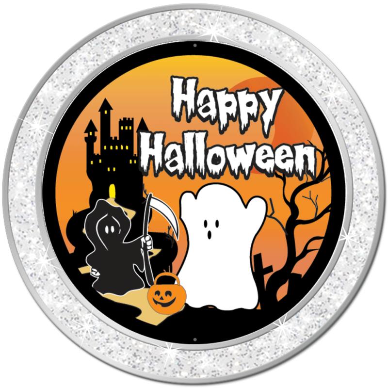 1.3" SILVER GLITTER INSERT PIN