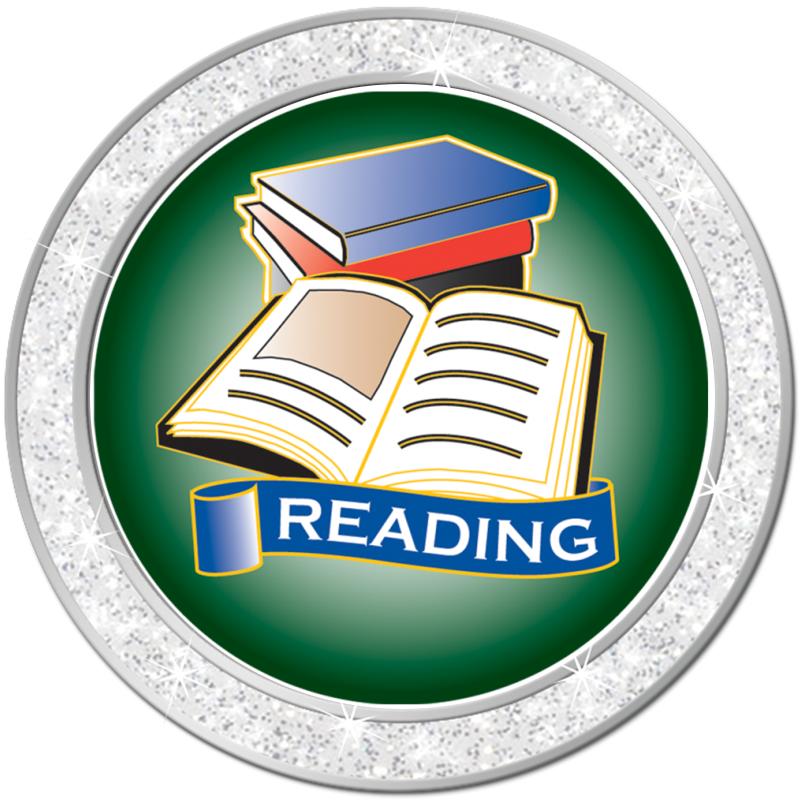 1.3" SILVER GLITTER INSERT PIN