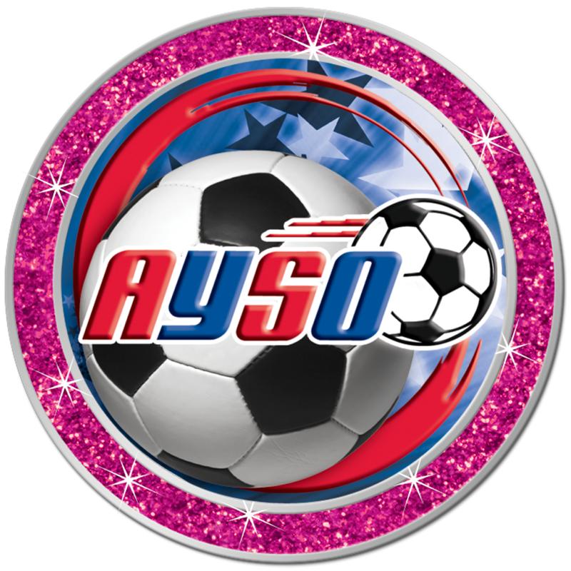 1.3" PINK GLITTER INSERT PIN