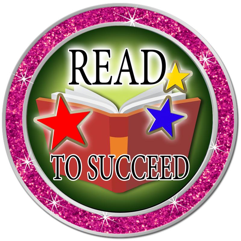 1.3" PINK GLITTER INSERT PIN