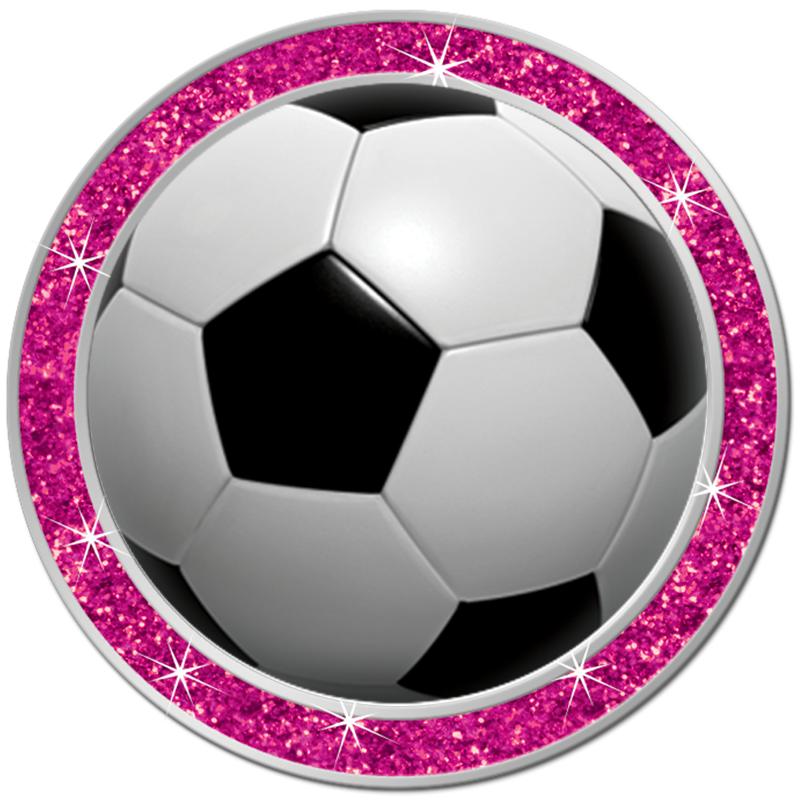 1.3" PINK GLITTER INSERT PIN