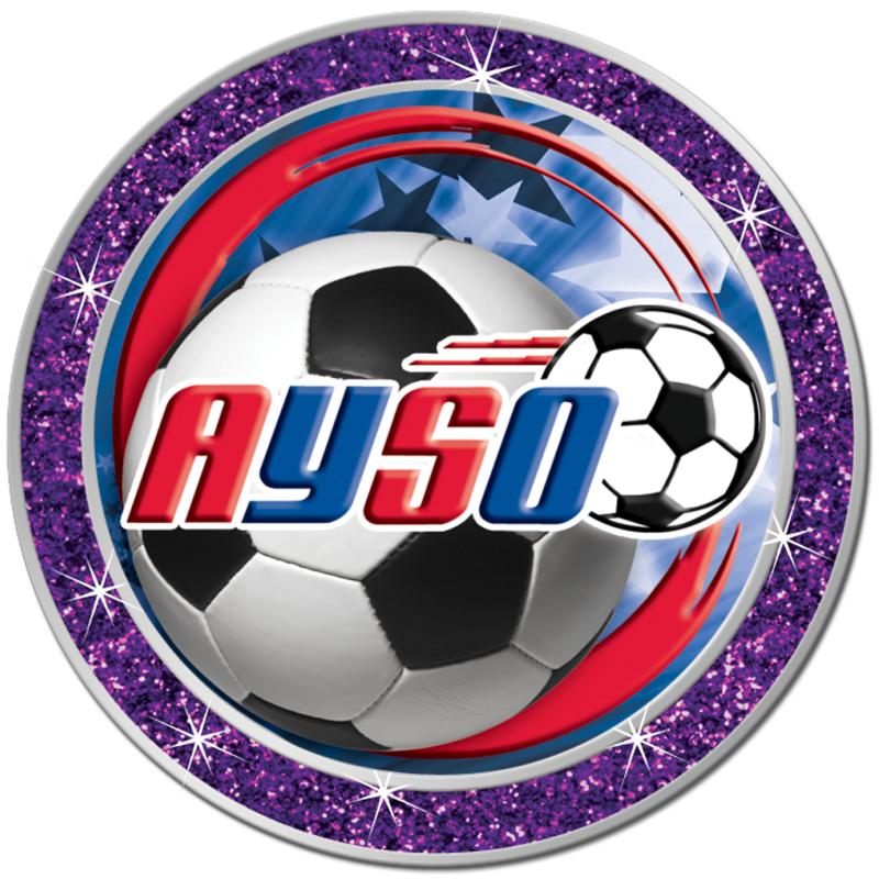 1.3" PURPLE GLITTER INSERT PIN