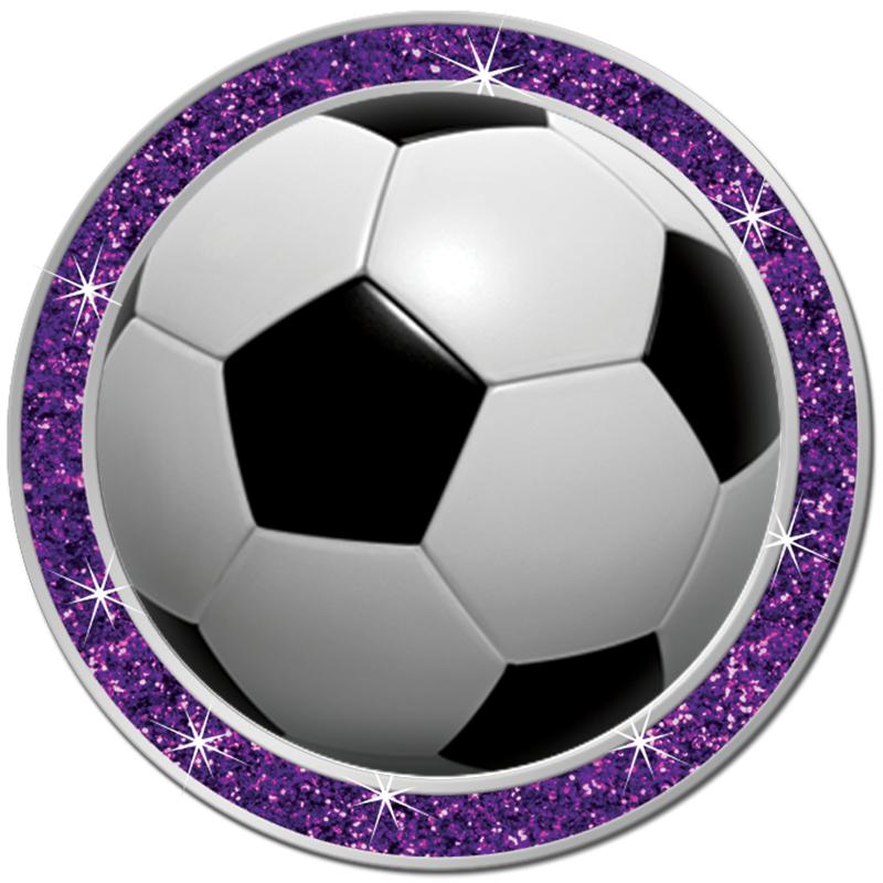 1.3" PURPLE GLITTER INSERT PIN