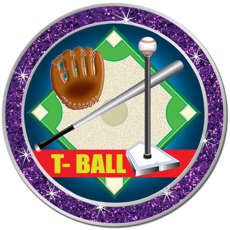 1.3" PURPLE GLITTER INSERT PIN