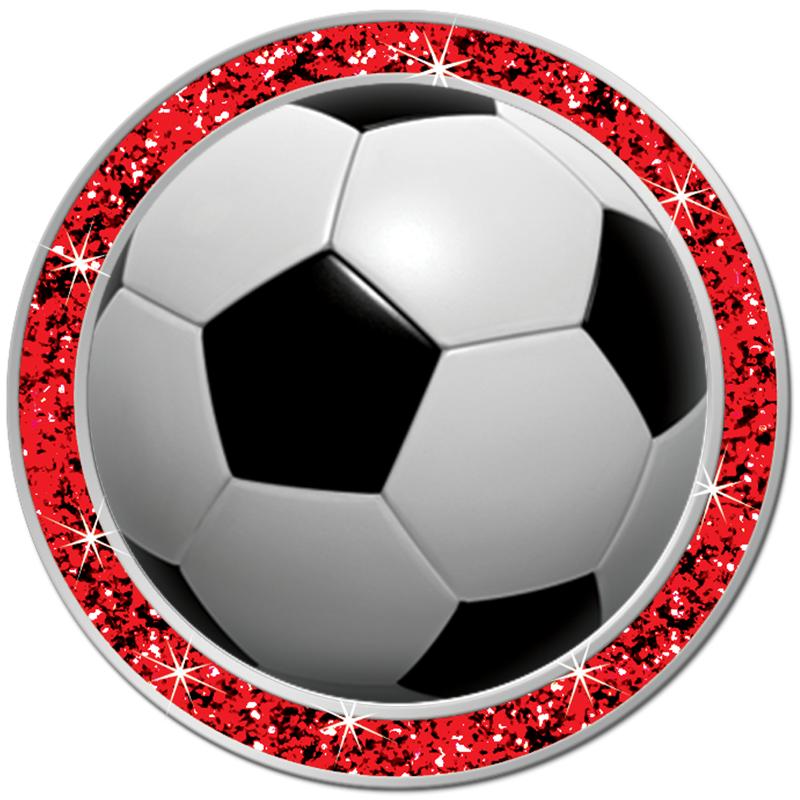 1.3" RED GLITTER INSERT PIN