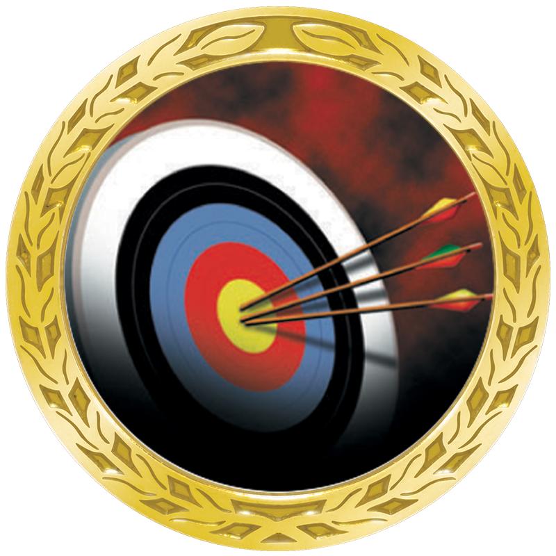 1.35" LAUREL WREATH GOLD PIN