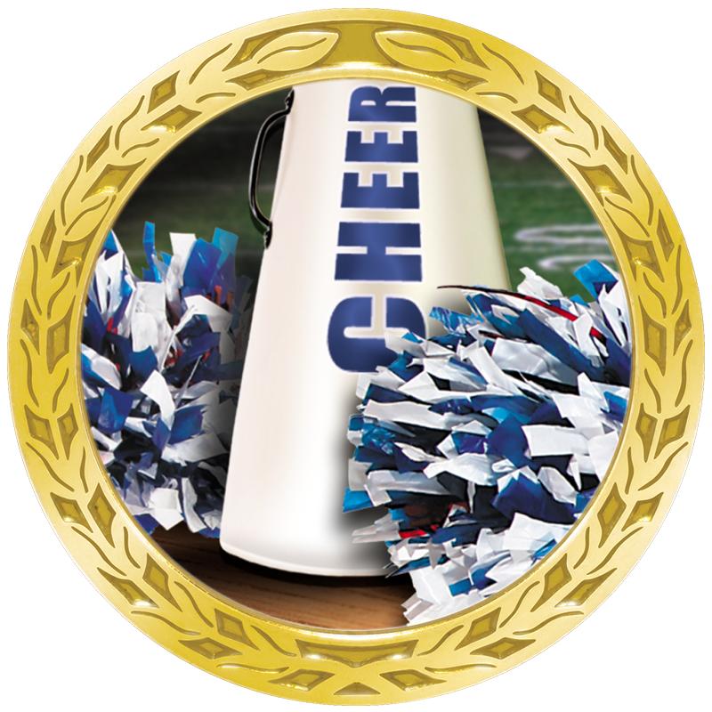 1.35" LAUREL WREATH GOLD PIN