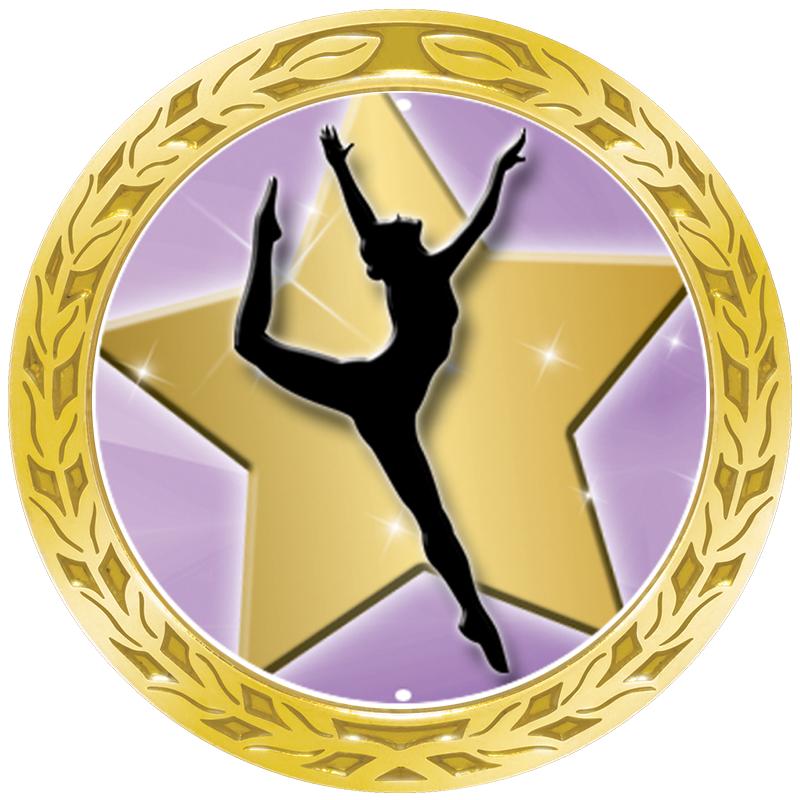 1.35" LAUREL WREATH GOLD PIN