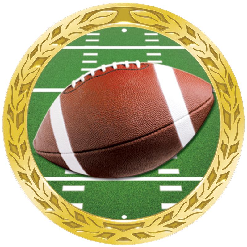 1.35" LAUREL WREATH GOLD PIN