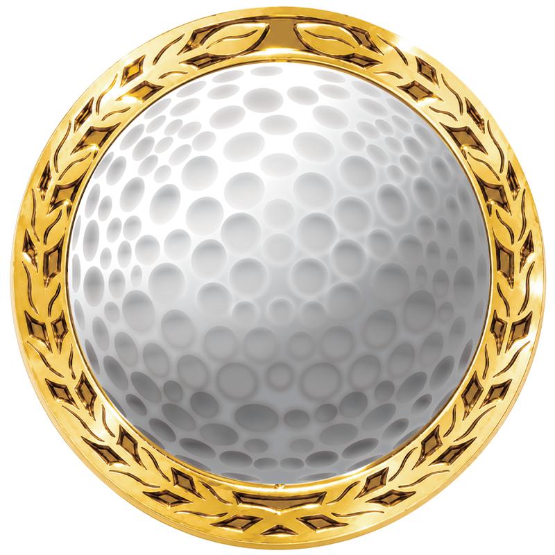 1.35" LAUREL WREATH GOLD PIN
