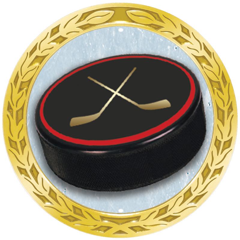 1.35" LAUREL WREATH GOLD PIN