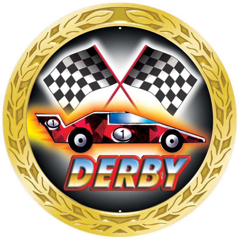 1.35" LAUREL WREATH GOLD PIN