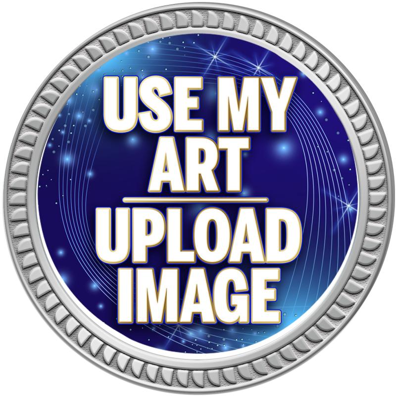 1.25" SILVER ROUND INSERT PIN