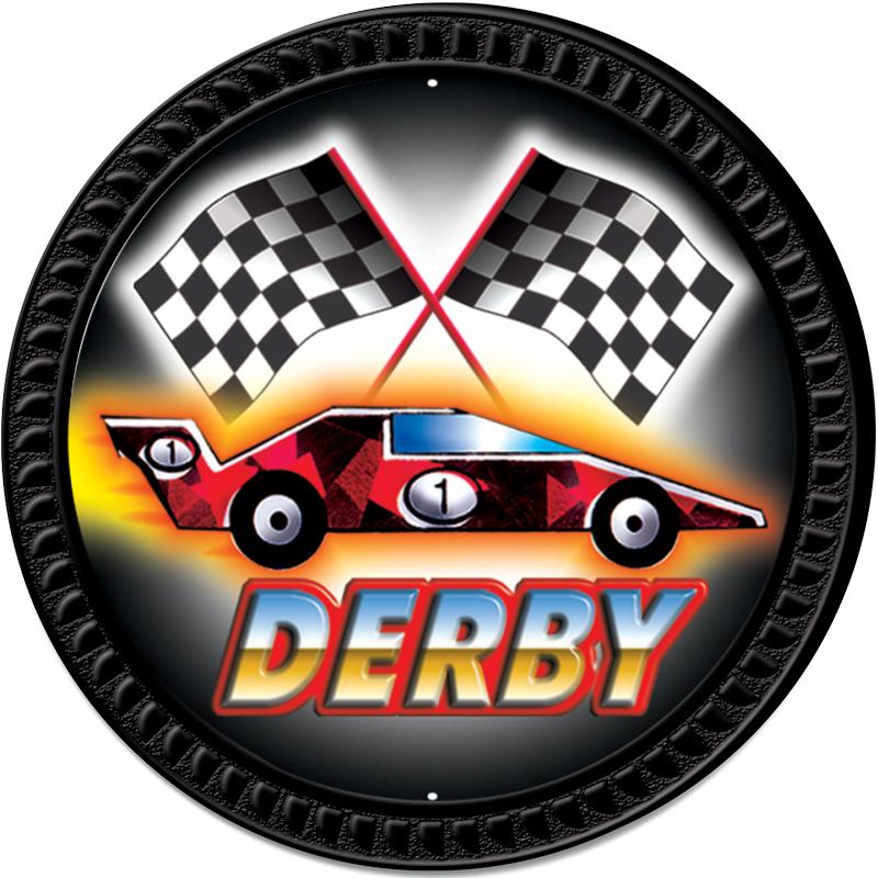 1.25" BLACK ROUND INSERT PIN