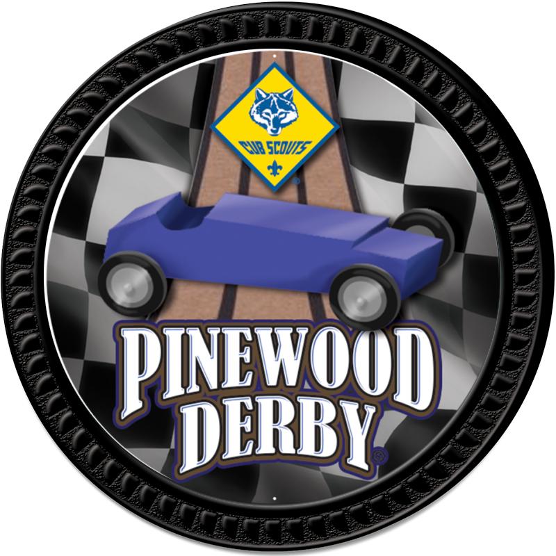 1.25" BLACK ROUND INSERT PIN