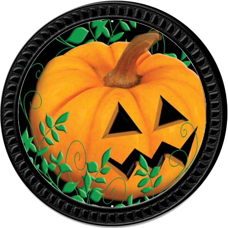 1.25" BLACK ROUND INSERT PIN