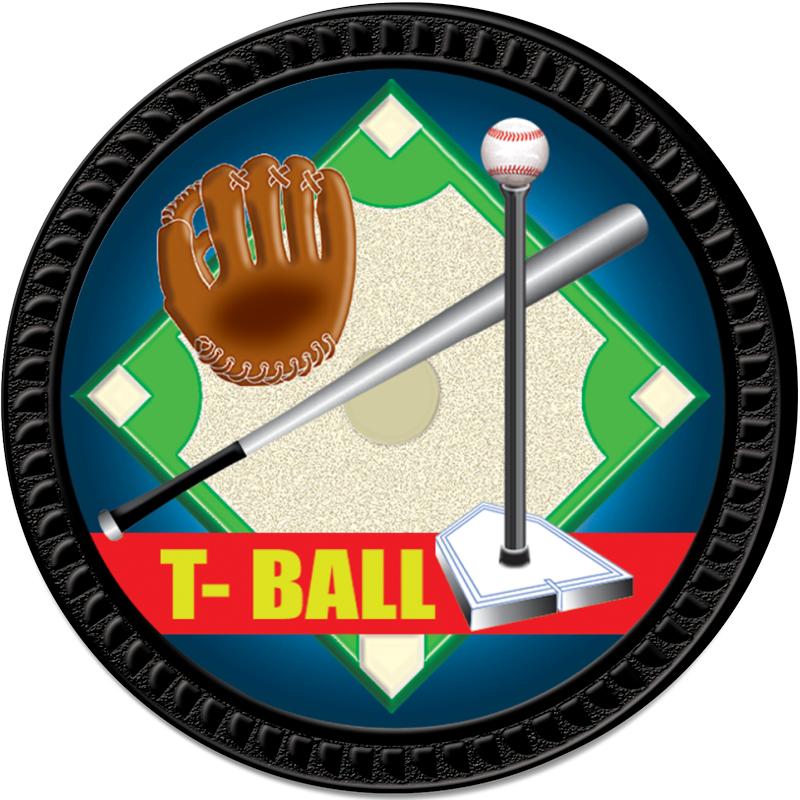 1.25" BLACK ROUND INSERT PIN