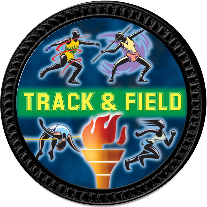 1.25" BLACK ROUND INSERT PIN