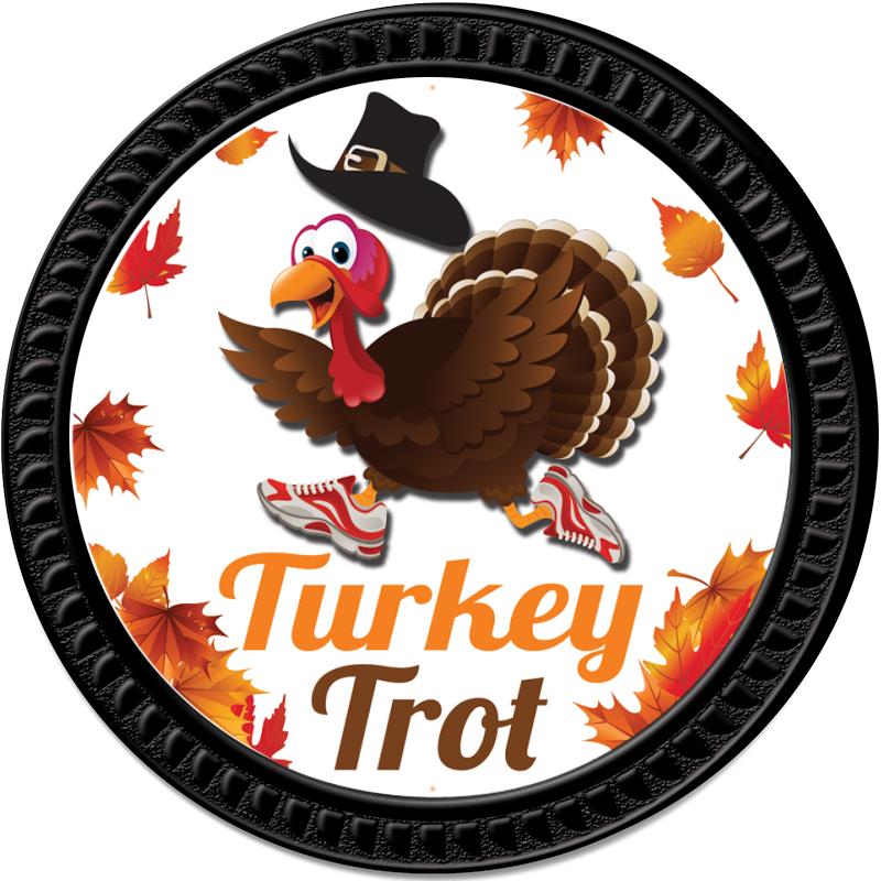 1.25" BLACK ROUND INSERT PIN