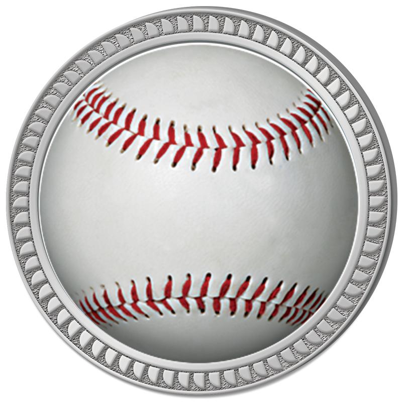 1.25" SILVER ROUND INSERT PIN